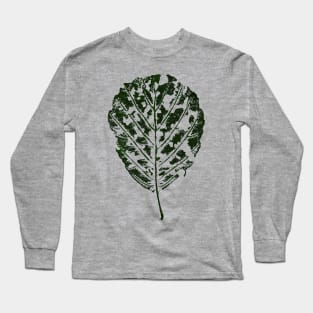 Alder- Tree Leaf / Nature Forest Art Long Sleeve T-Shirt